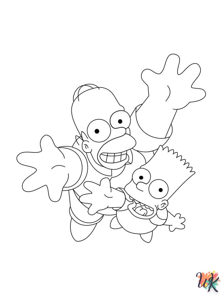 Coloriage Simpsons 39