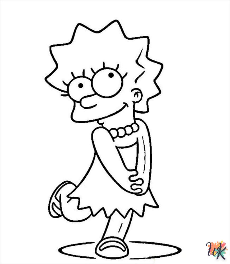 coloriage Simpson  en ligne pour enfant 1