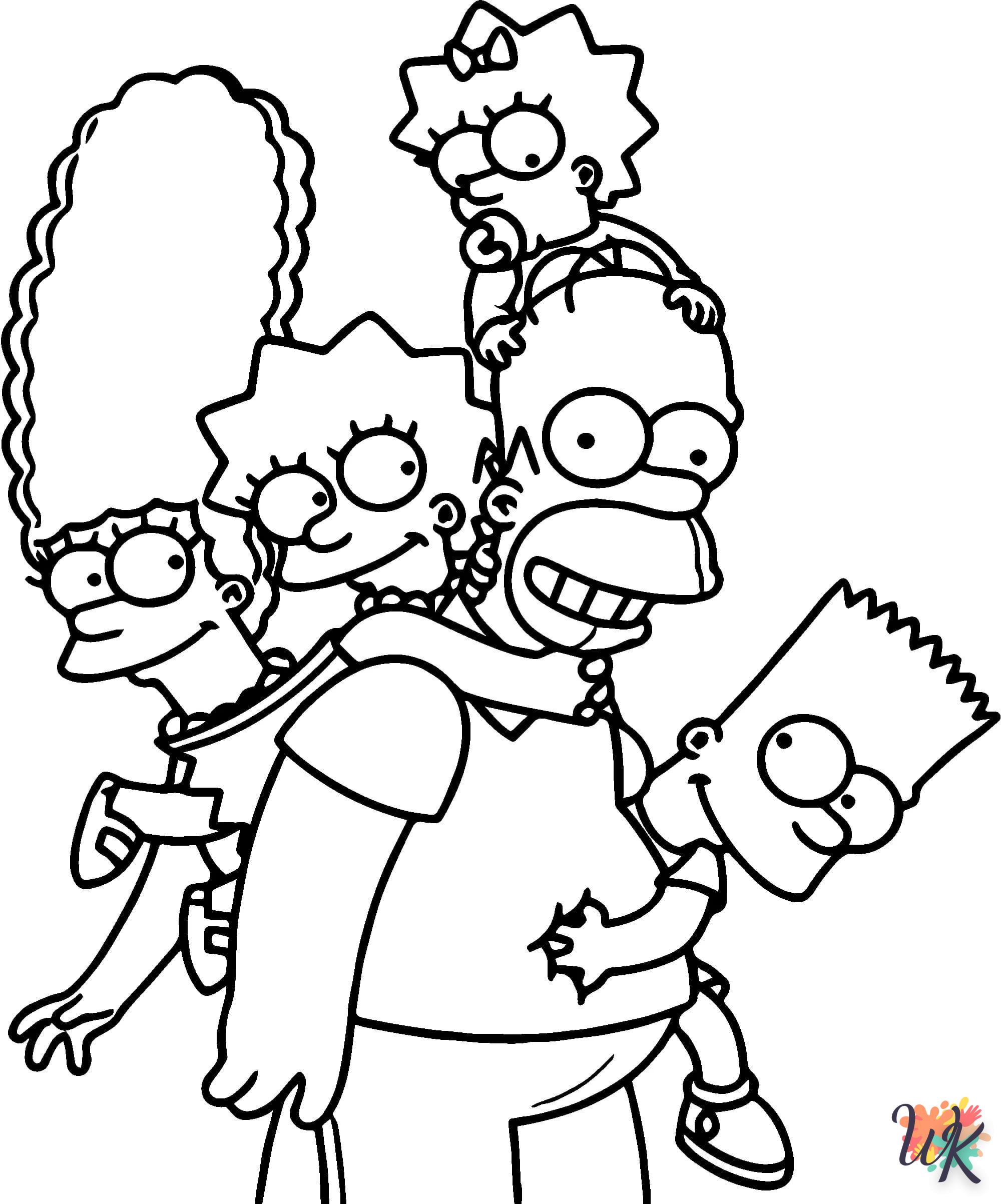 Coloriage Simpsons 44