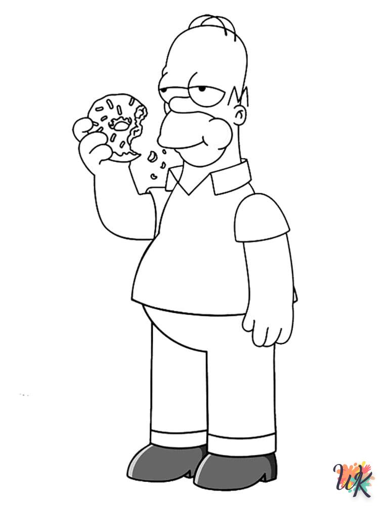 Coloriage Simpsons 46
