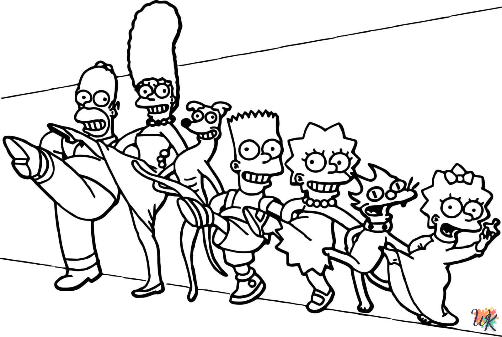 Coloriage Simpsons 48