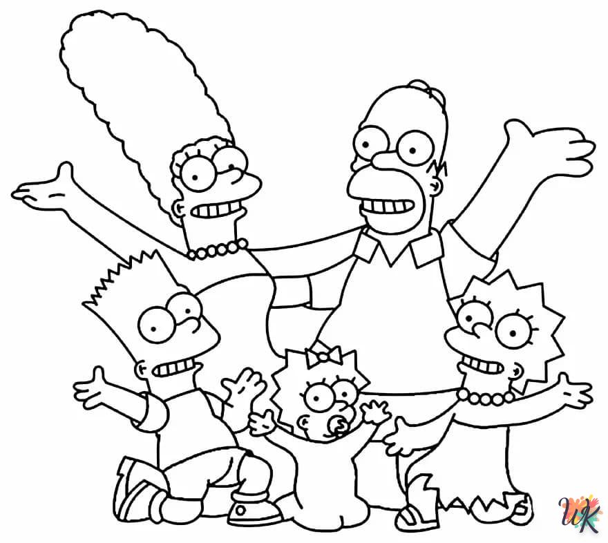 Coloriage Simpsons 51