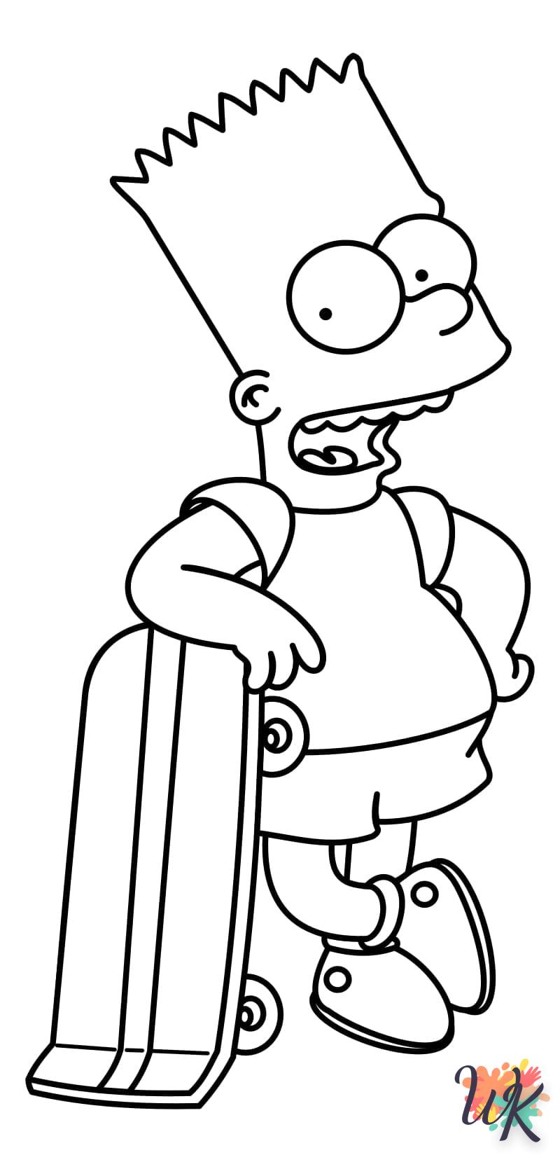Coloriage Simpsons 52