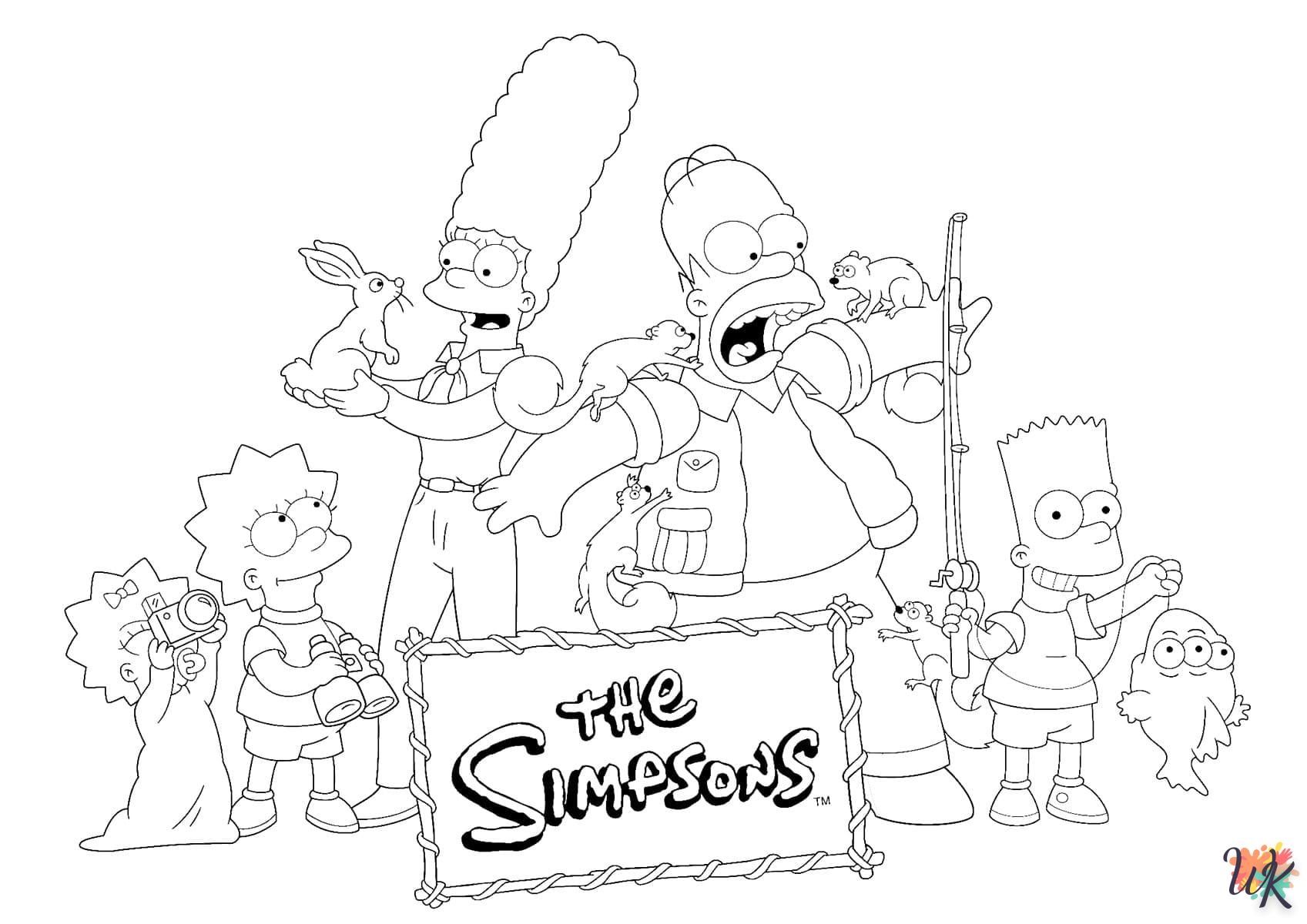 Coloriage Simpsons 57