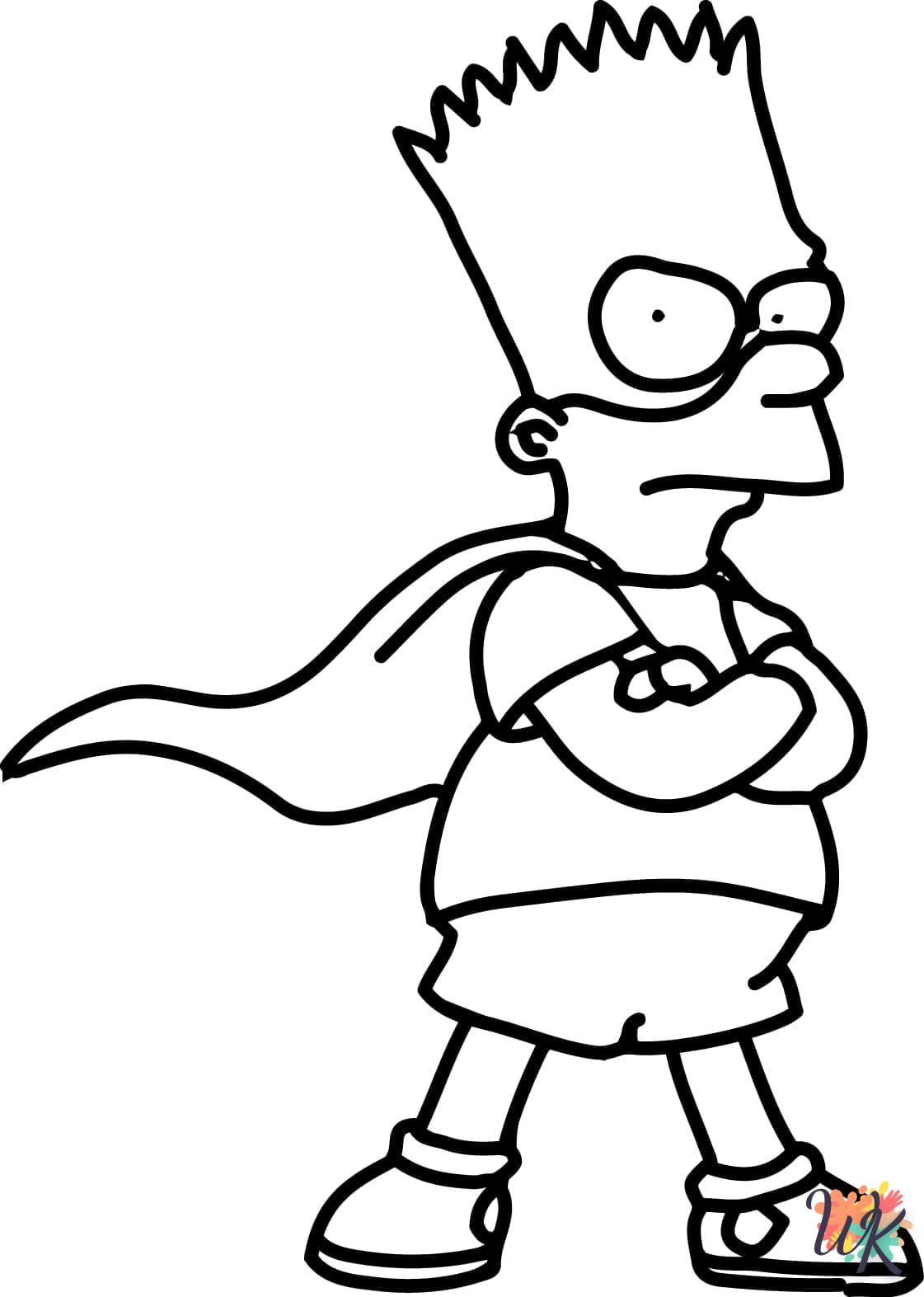Coloriage Simpsons 58