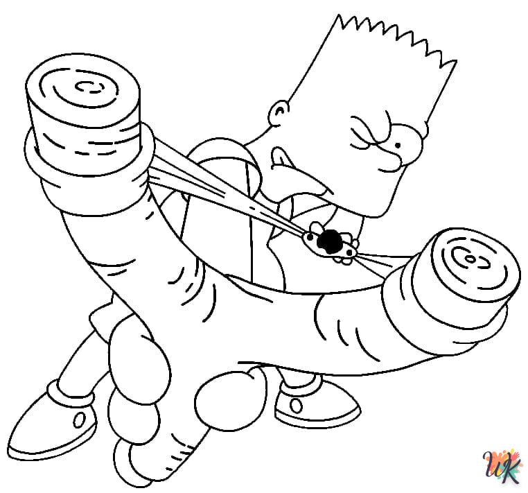 Coloriage Simpsons 59