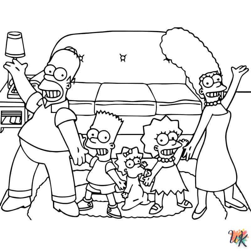 Coloriage Simpsons 65