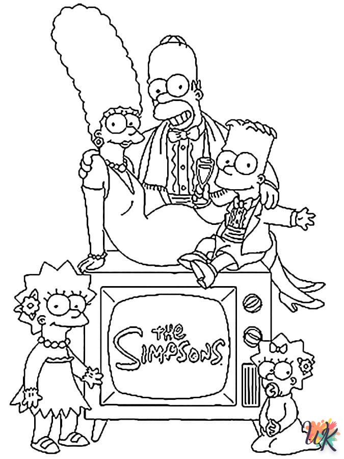 Coloriage Simpsons 72