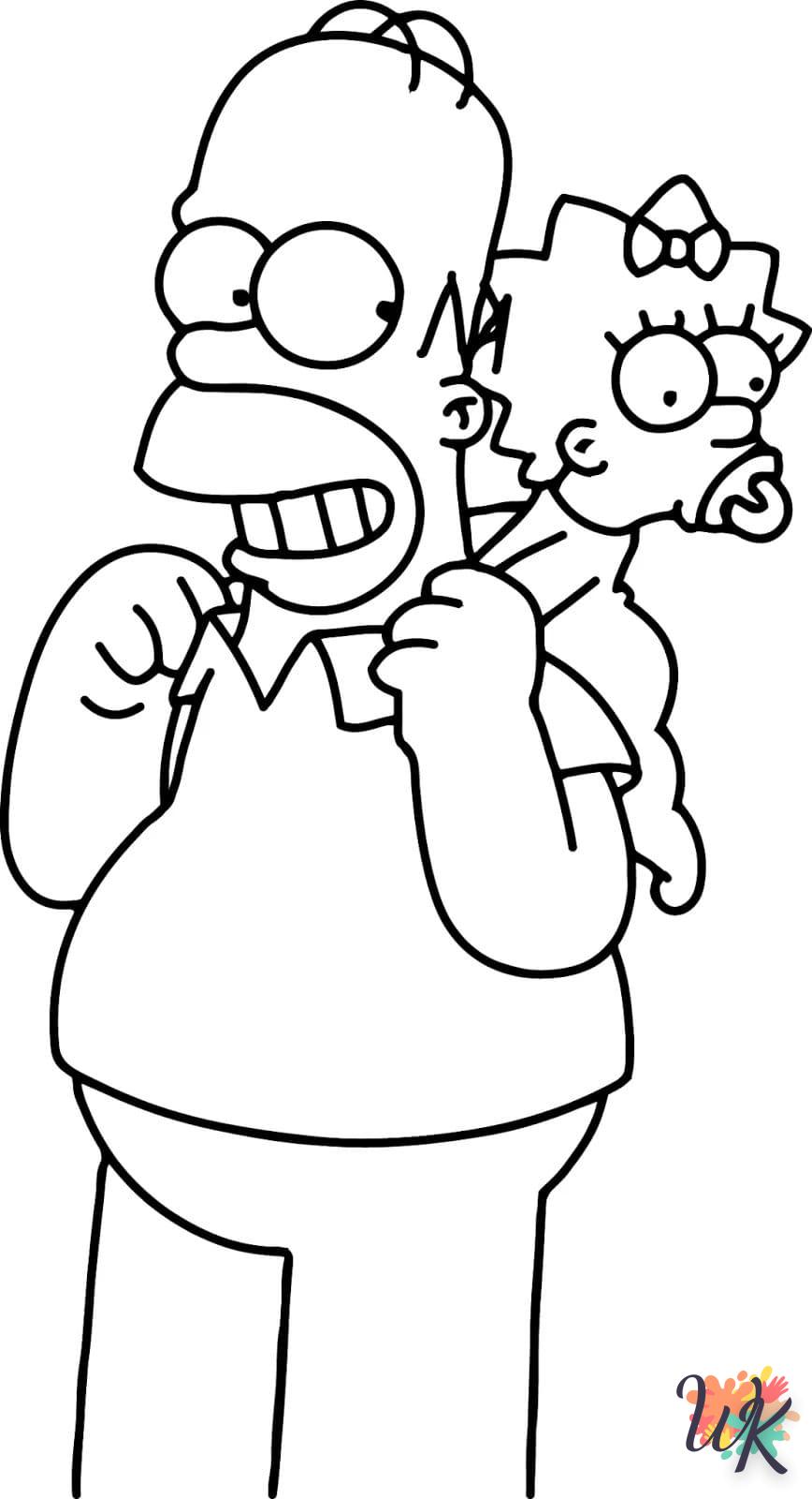 Coloriage Simpsons 74