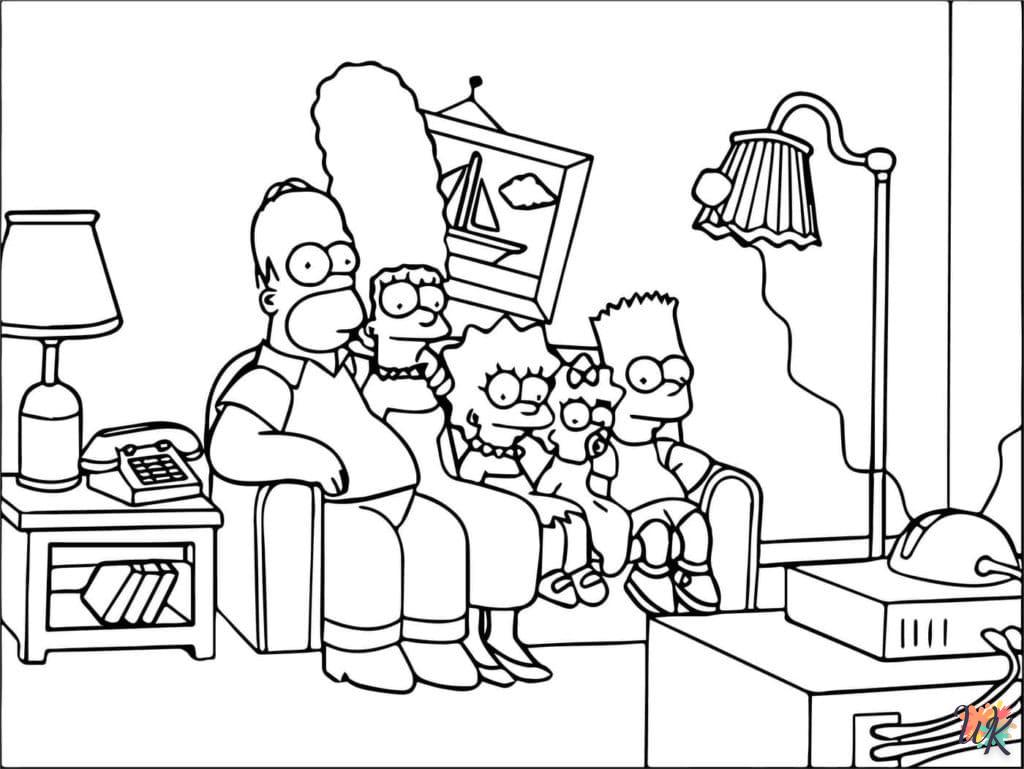 Coloriage Simpsons 89