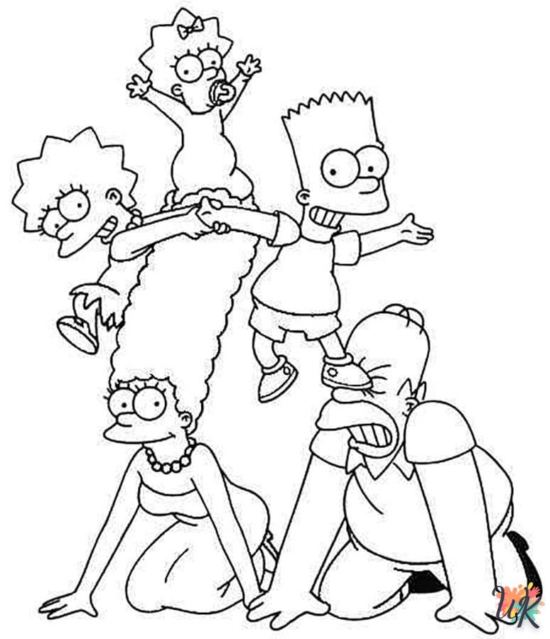 coloriage Simpson  en ligne