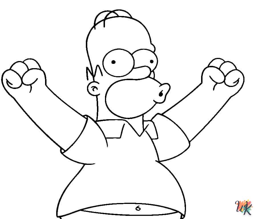 coloriage Simpson  a dessiner et imprimer 1