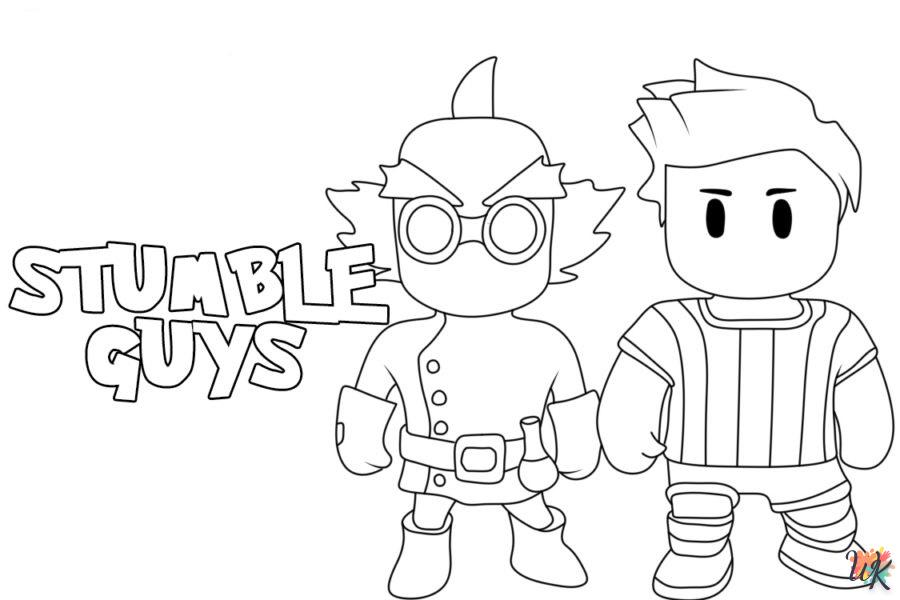 coloriage Stumble Guys  gratuit a imprimer