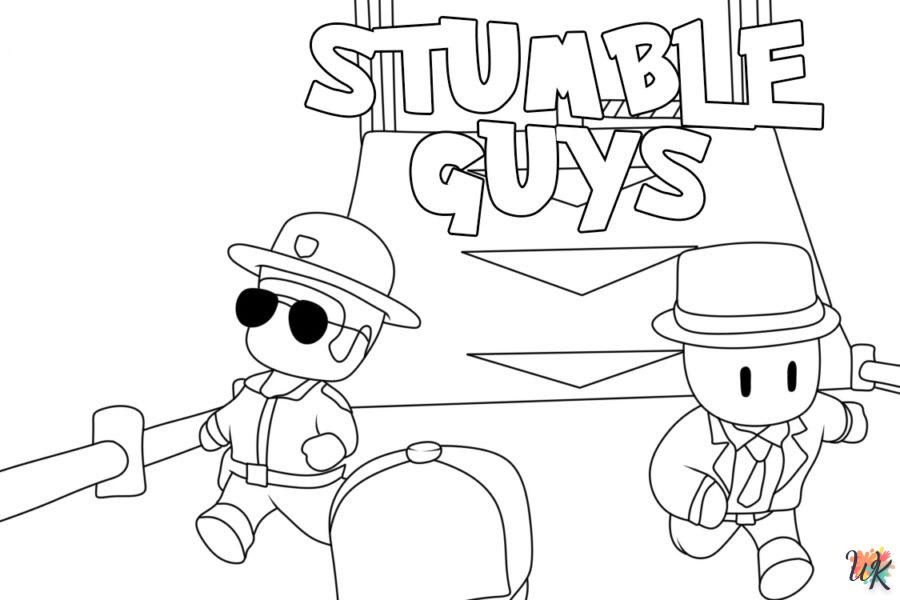 coloriage Stumble Guys  pour enfant de 10 ans