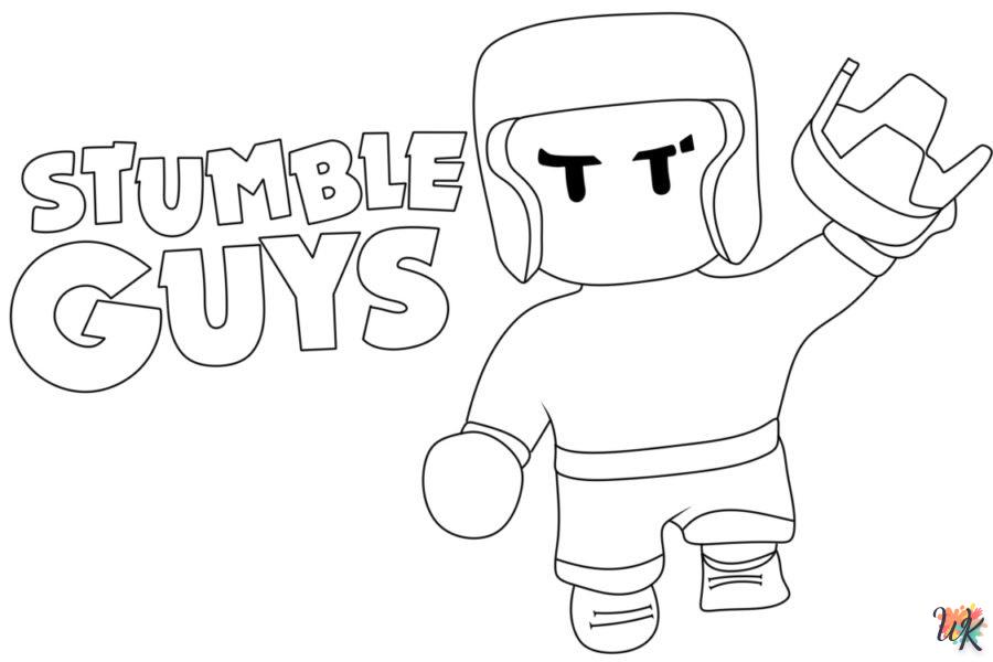 coloriage Stumble Guys  en ligne gratuit