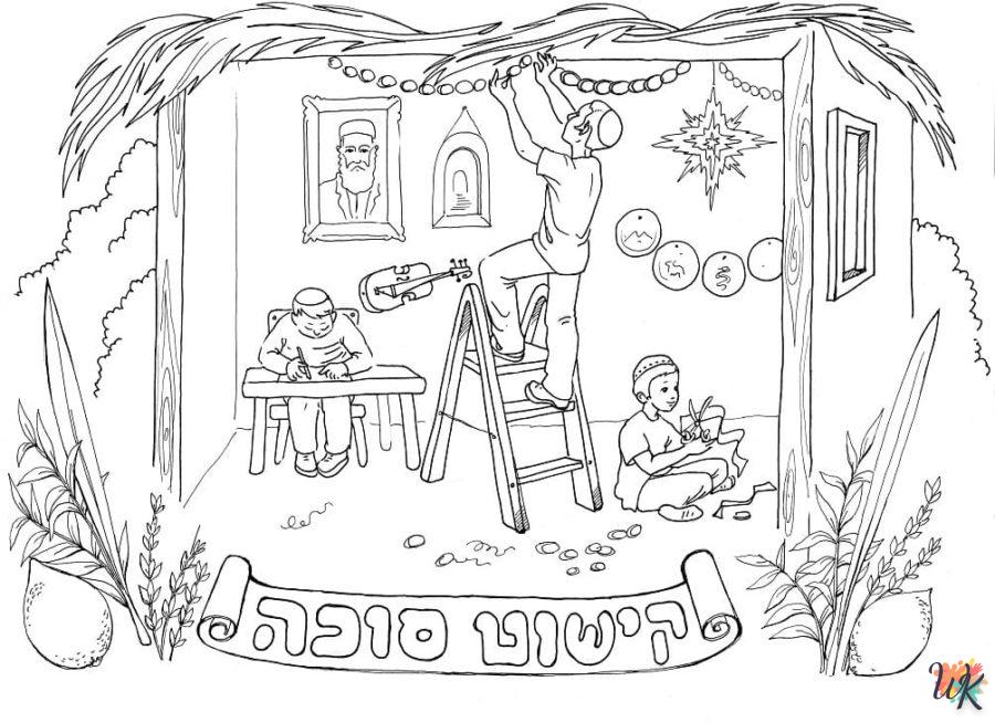 coloriage Sukkot  en ligne adulte gratuit