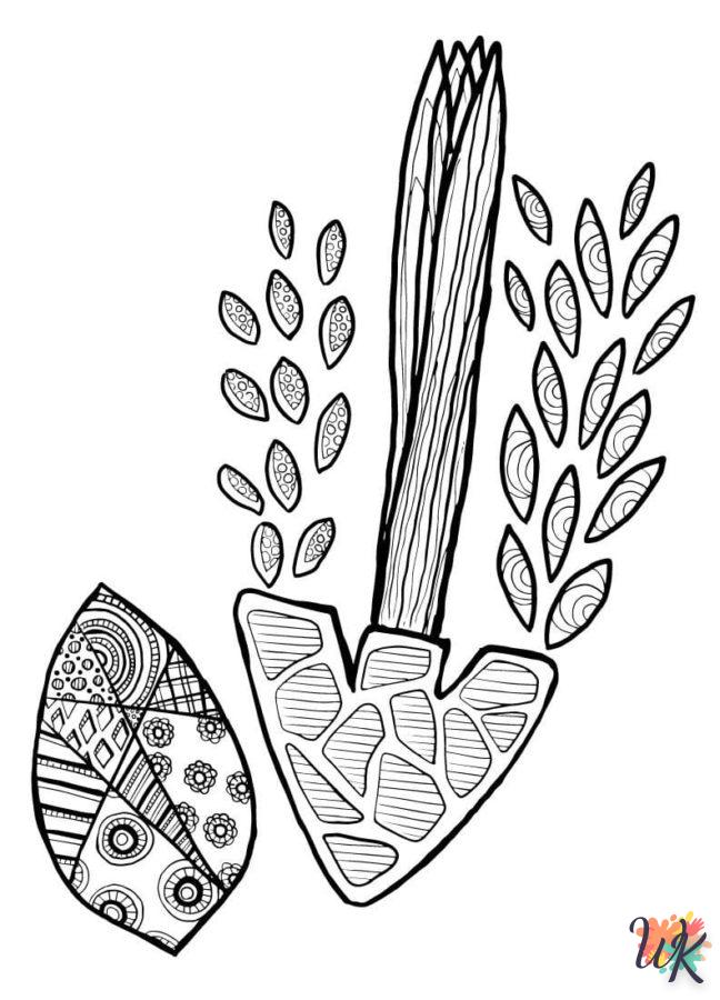 image de coloriage Sukkot  pour enfant 1