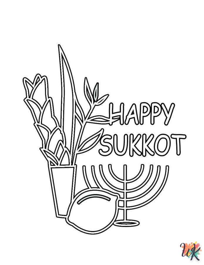 coloriage Sukkot  a dessiner en ligne