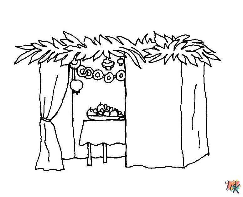 coloriage Sukkot  pour enfant de 2 ans