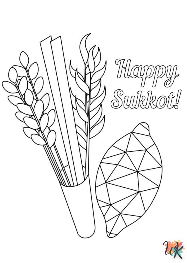 Coloriage Sukkot 7