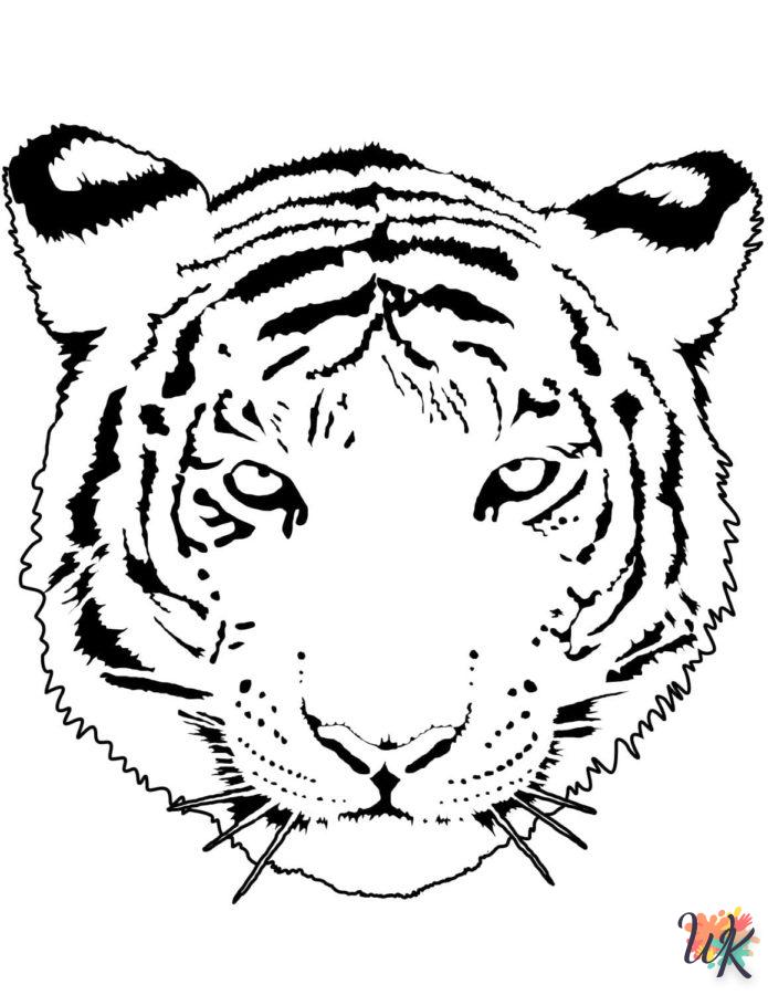 Coloriage Tigre 11