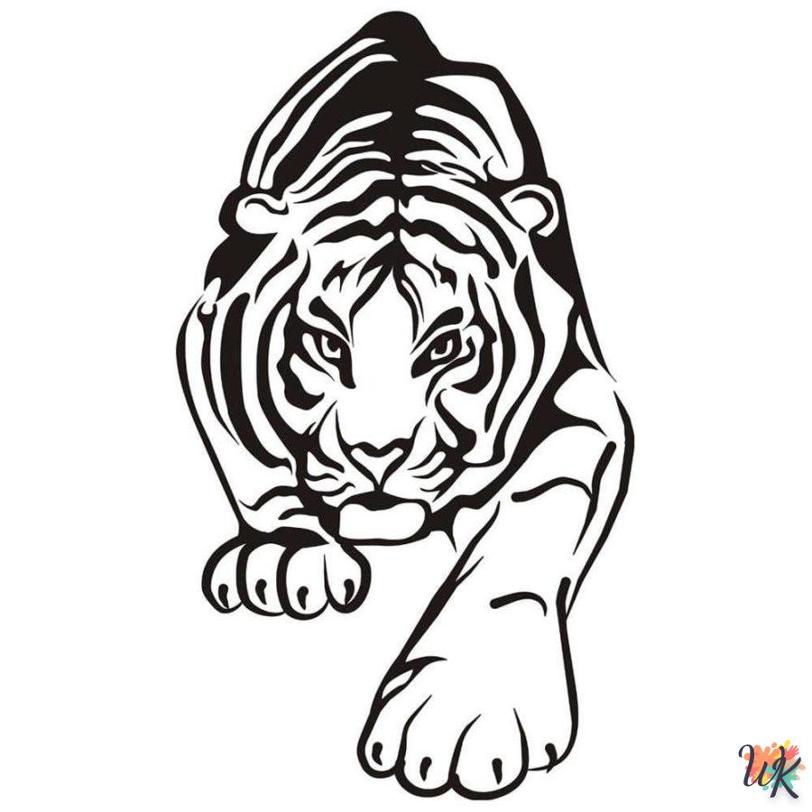 Coloriage Tigre 29