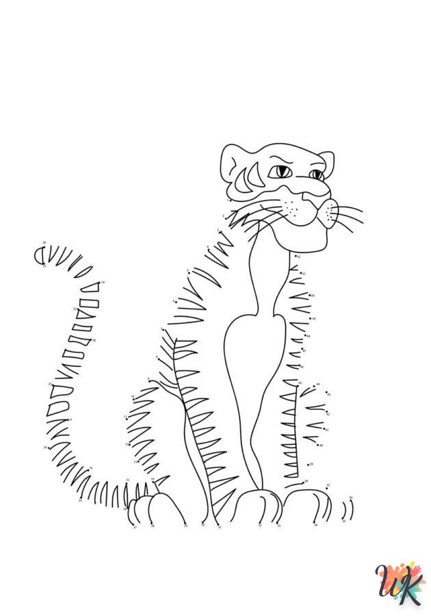 a imprimer coloriage Tigre  gratuit