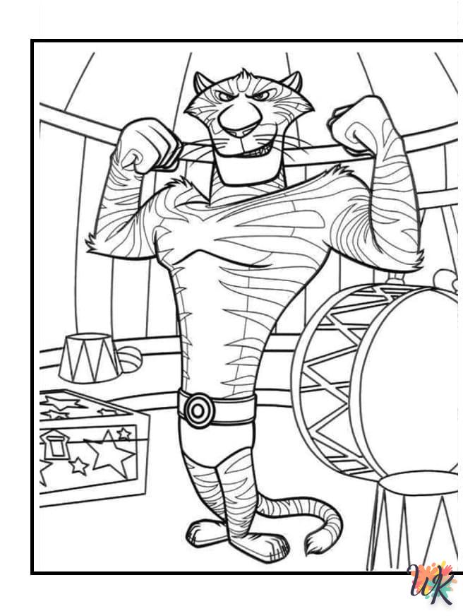 Coloriage Tigre 34