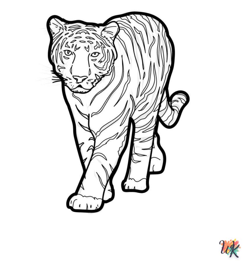 Coloriage Tigre 44