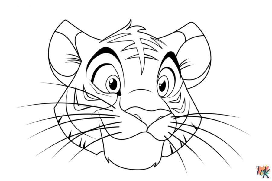 Coloriage Tigre 5