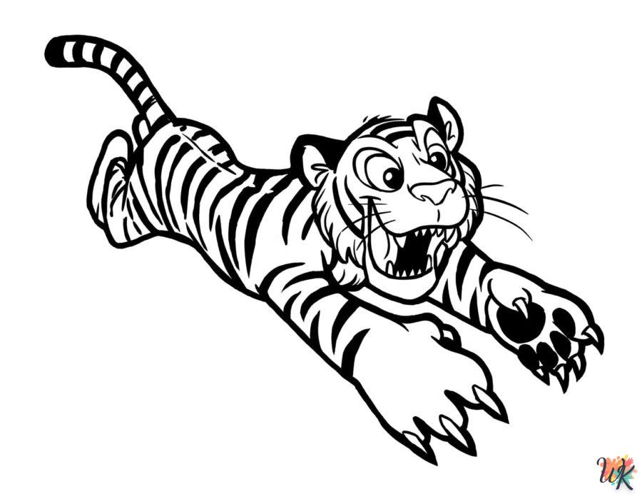 Coloriage Tigre 64