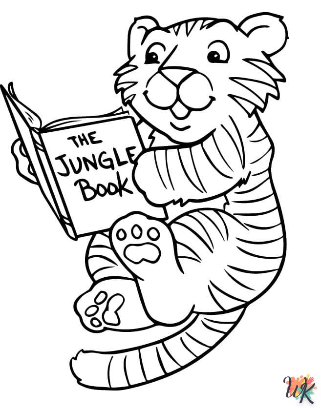 coloriage Tigre  pour enfants à télécharger