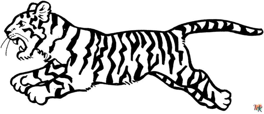 Coloriage Tigre 79