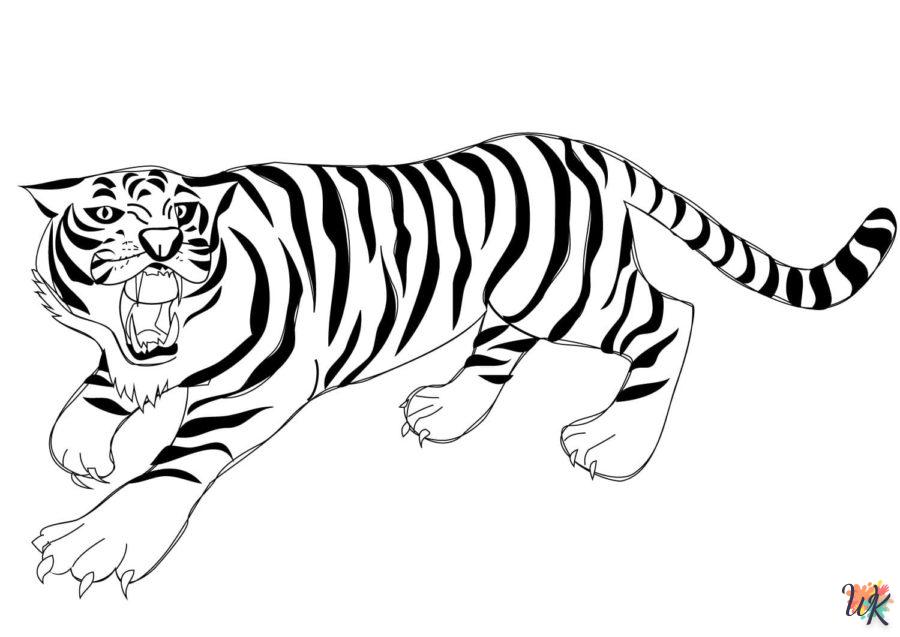 Coloriage Tigre 82