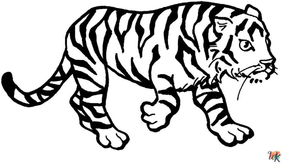 Coloriage Tigre 88