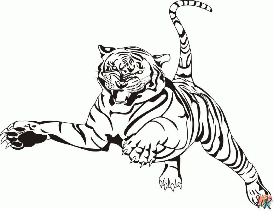 coloriage Tigre  a imprimer