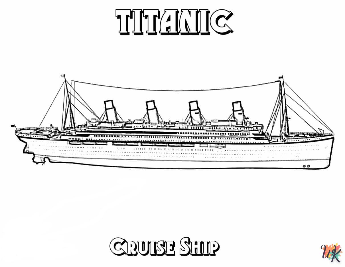 colorante Titanic  y cortando