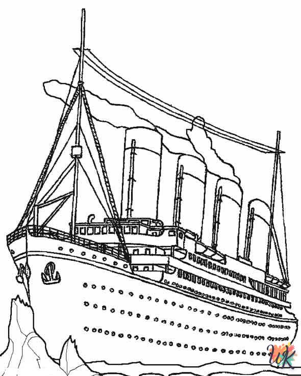 colorante Titanic  imprimir gratis