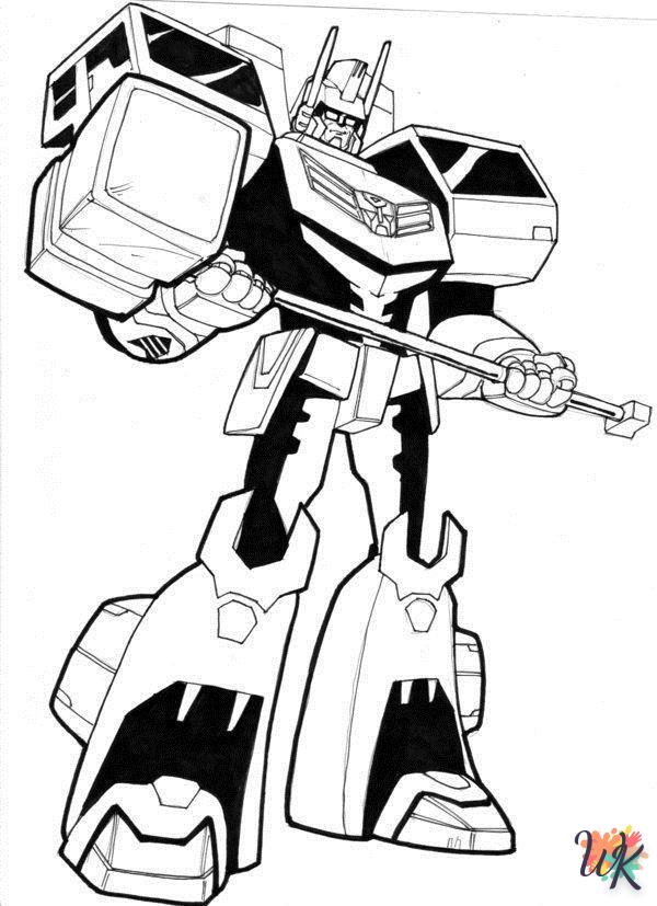 coloriage Transformers  a imprimer enfant 10 ans 1