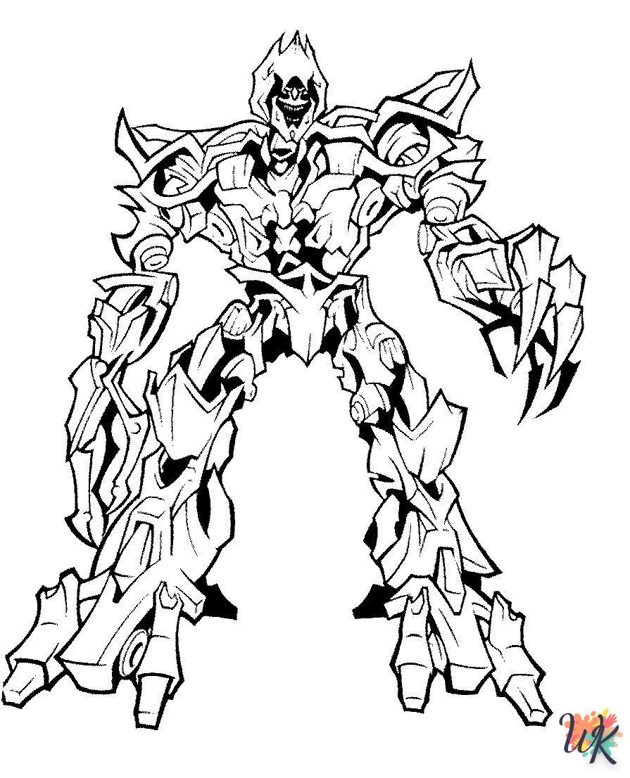 image de coloriage Transformers  pour enfant