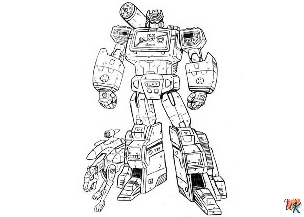 coloriage Transformers  pour enfants à télécharger