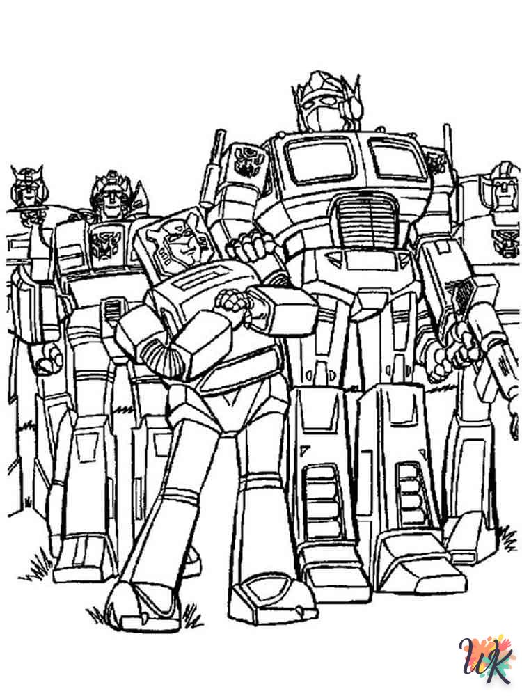 a imprimer coloriage Transformers  gratuit 2