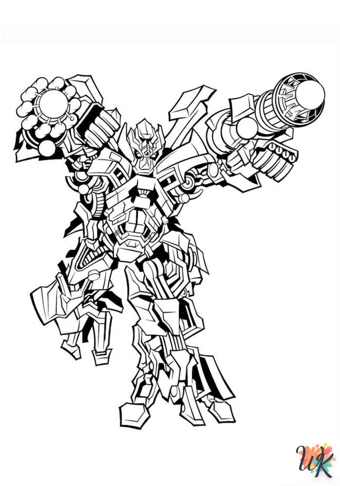 coloriage Transformers  bebe à imprimer gratuit