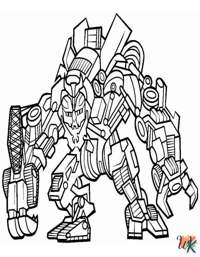 coloriage Transformers  pour enfants a imprimer gratuit