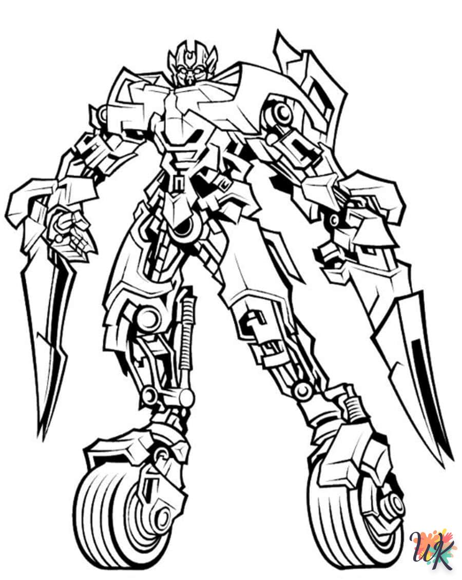 coloriage Transformers  en ligne 8 ans