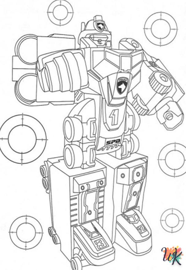 coloriage Transformers  gratuit à imprimer