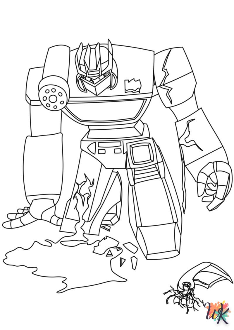 coloriage Transformers  enfant à imprimer