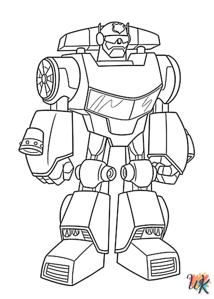 coloriage Transformers  pour enfant de 5 ans