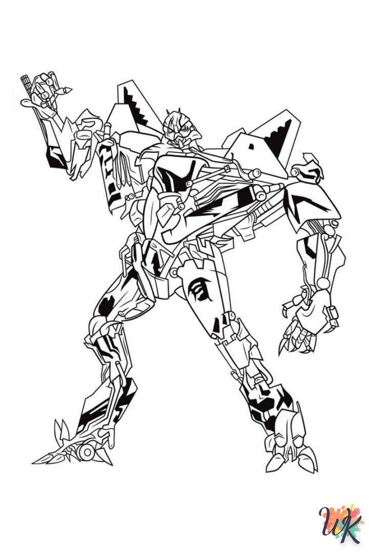 coloriage Transformers  à imprimer a4