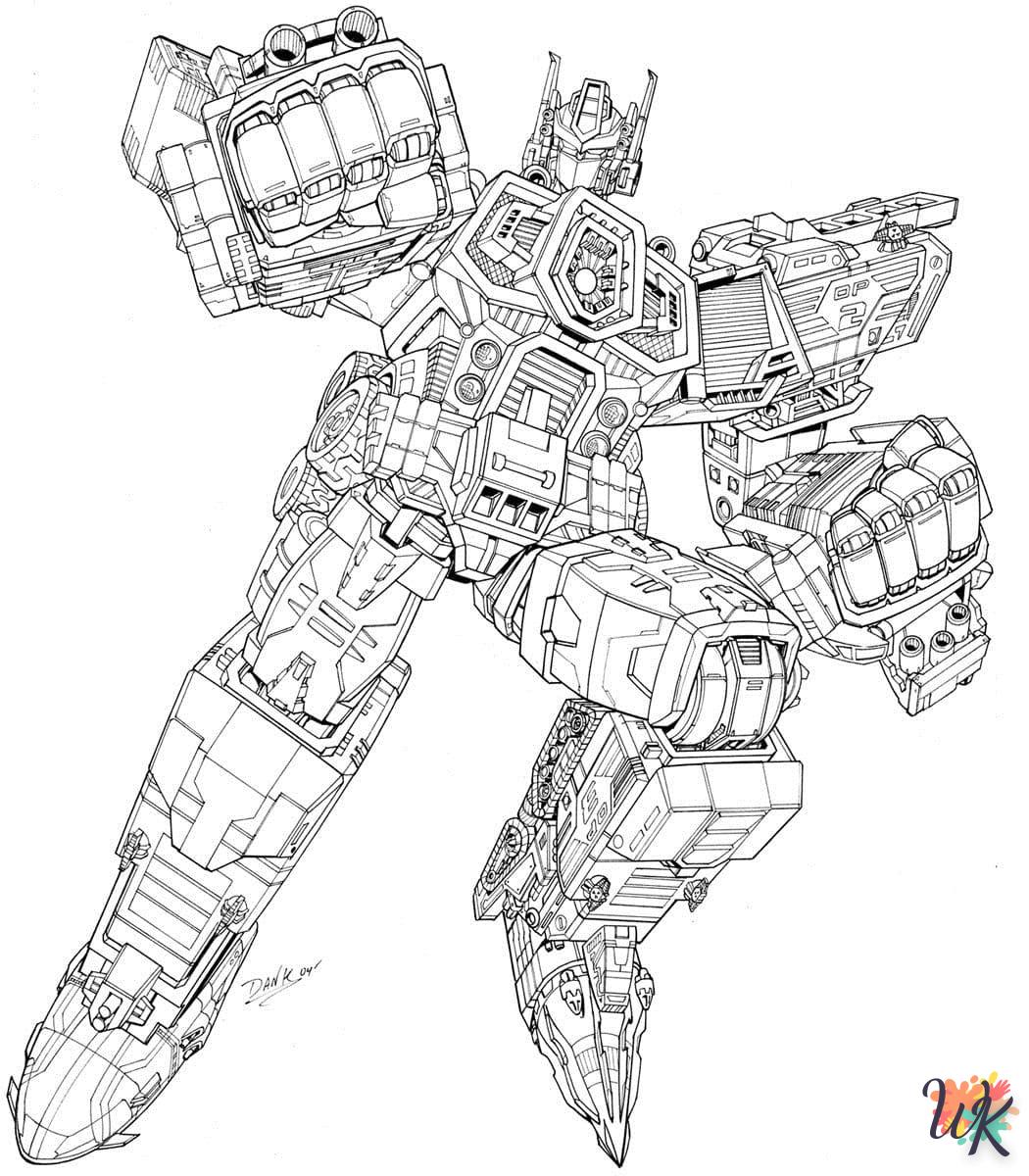 coloriage Transformers  enfant 2 ans a imprimer 1